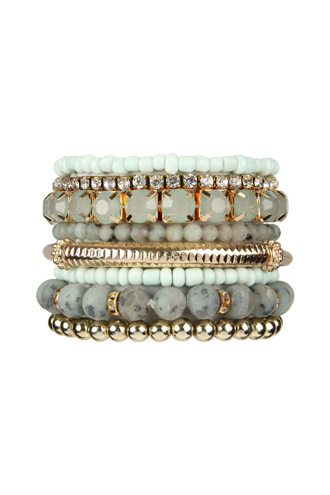 Stackable Beads Bracelet Set