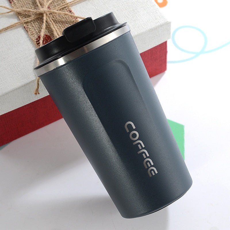 Double Stainless Steel Coffee Mug