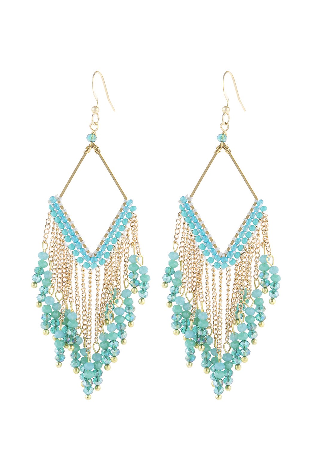 dangle beaded earrings