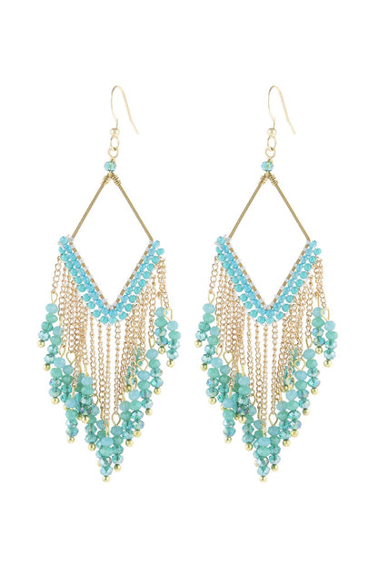 dangle beaded earrings