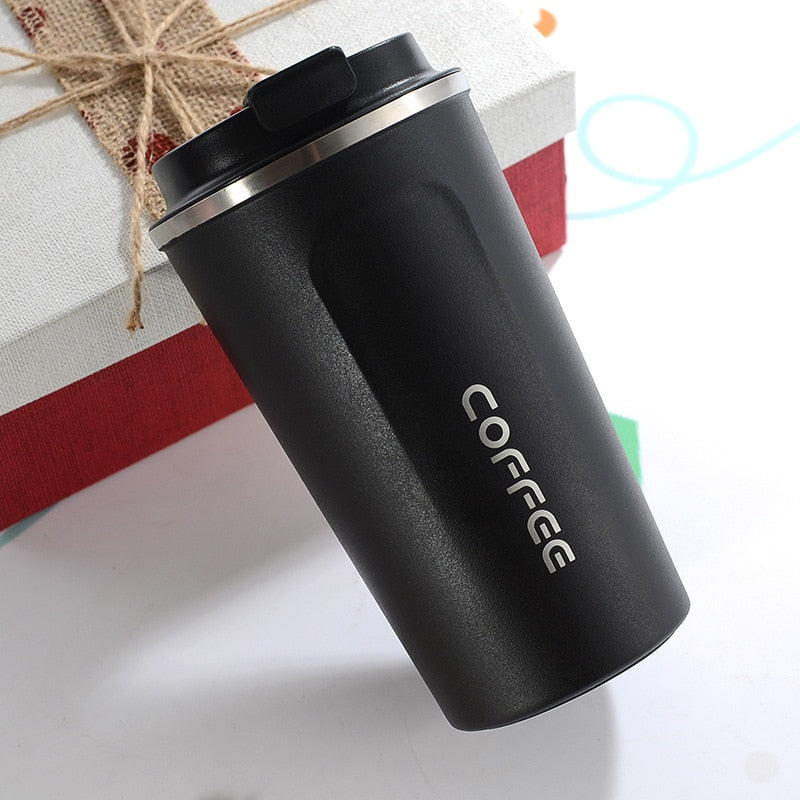 Double Stainless Steel Coffee Mug