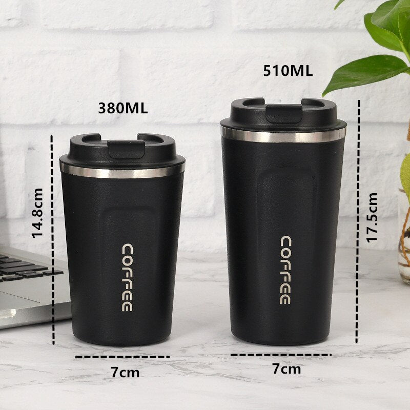 Double Stainless Steel Coffee Mug