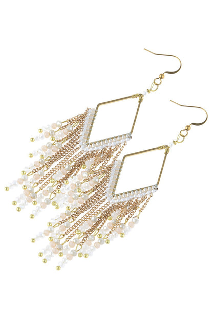 dangle beaded earrings