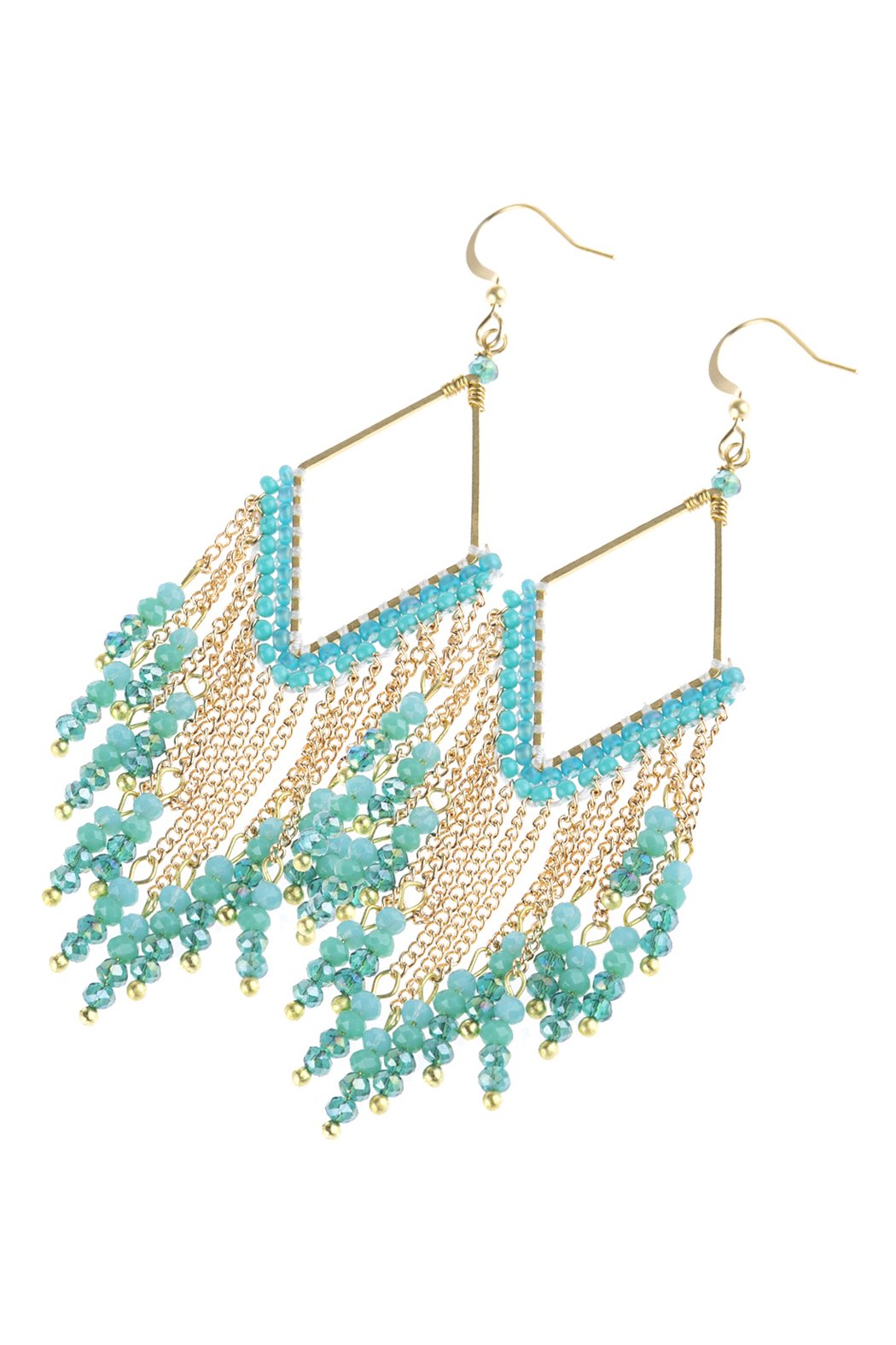 dangle beaded earrings