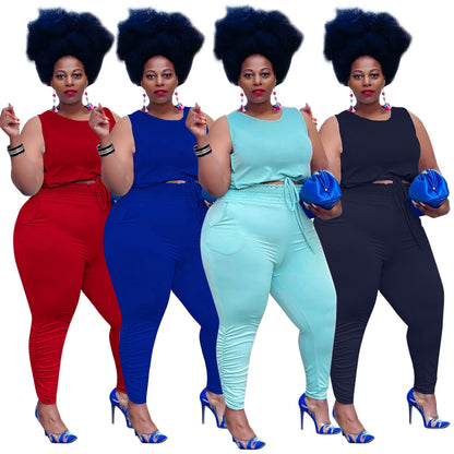 Tank Tops and Joggers Plus Size