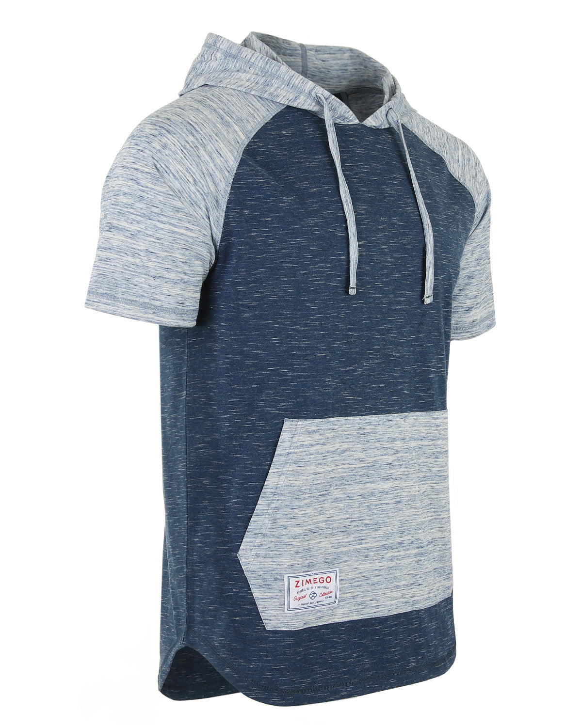 short sleeve raglan hoodie