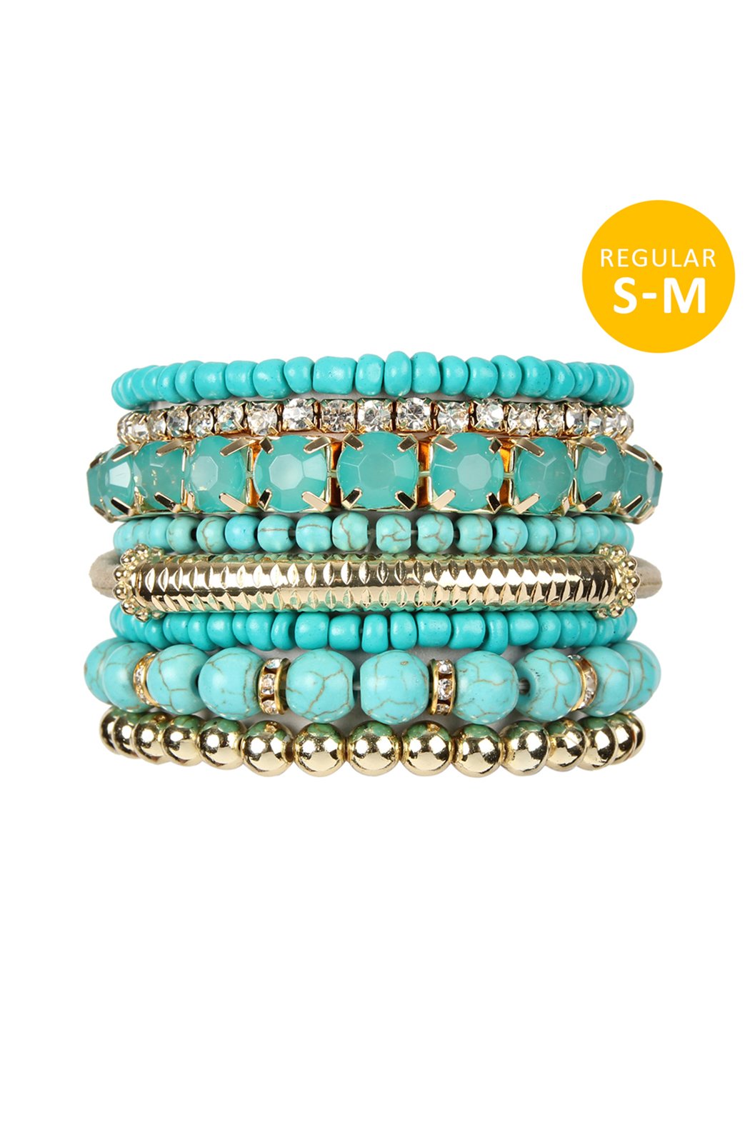 Stackable Beads Bracelet Set