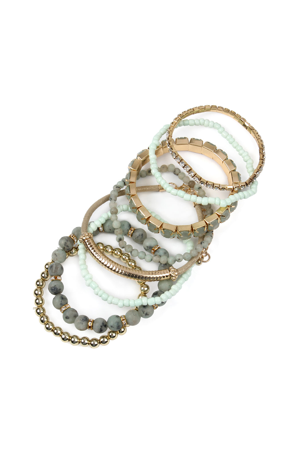 Stackable Beads Bracelet Set