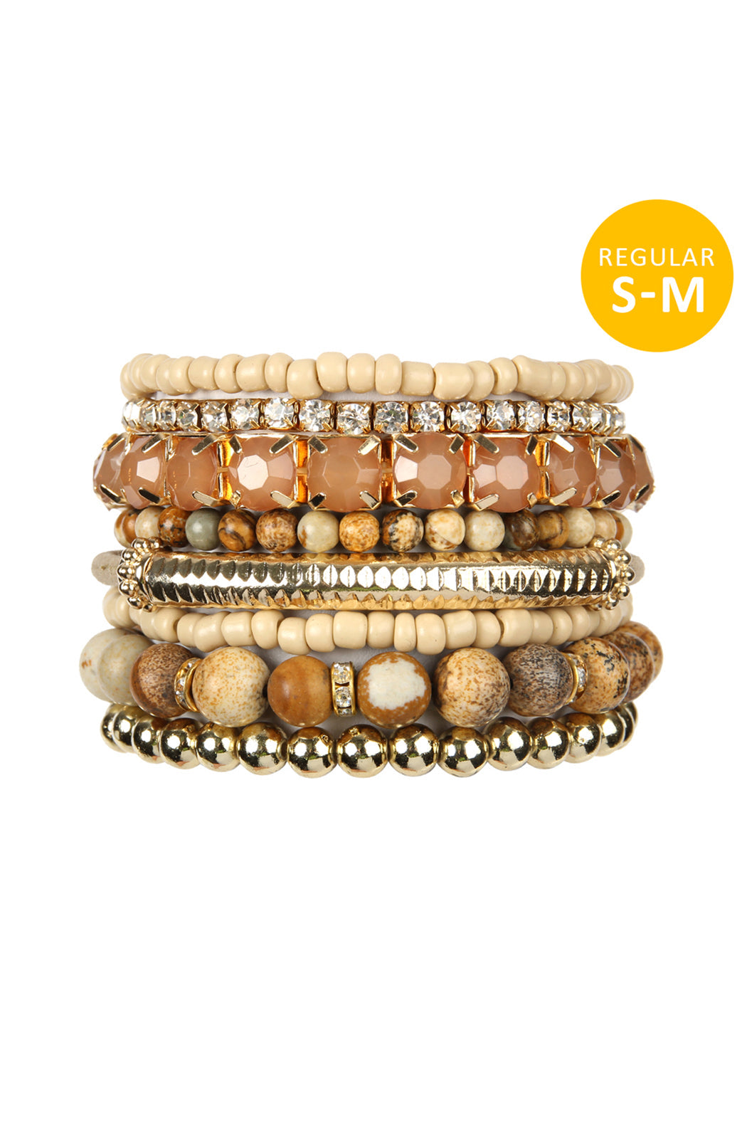 Stackable Beads Bracelet Set