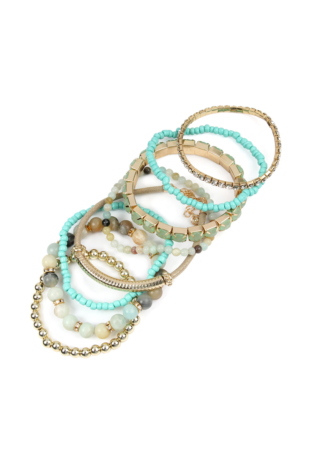 Stackable Beads Bracelet Set