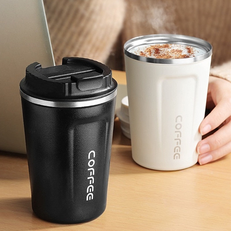 Double Stainless Steel Coffee Mug