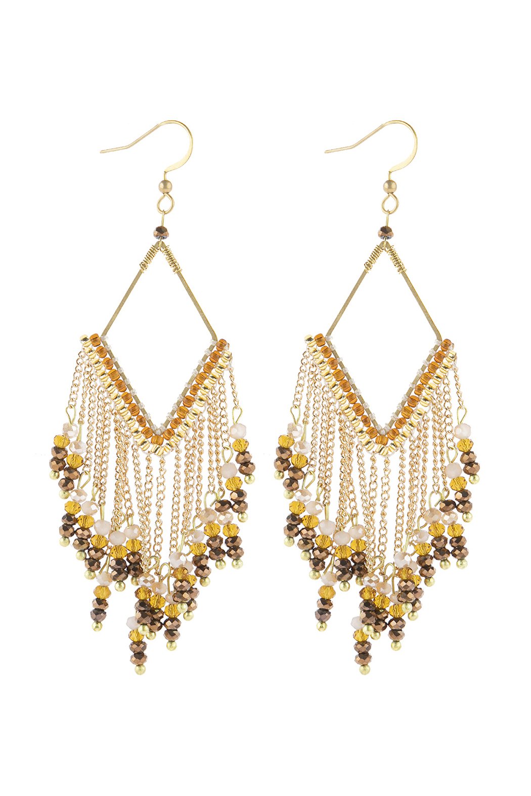 dangle beaded earrings