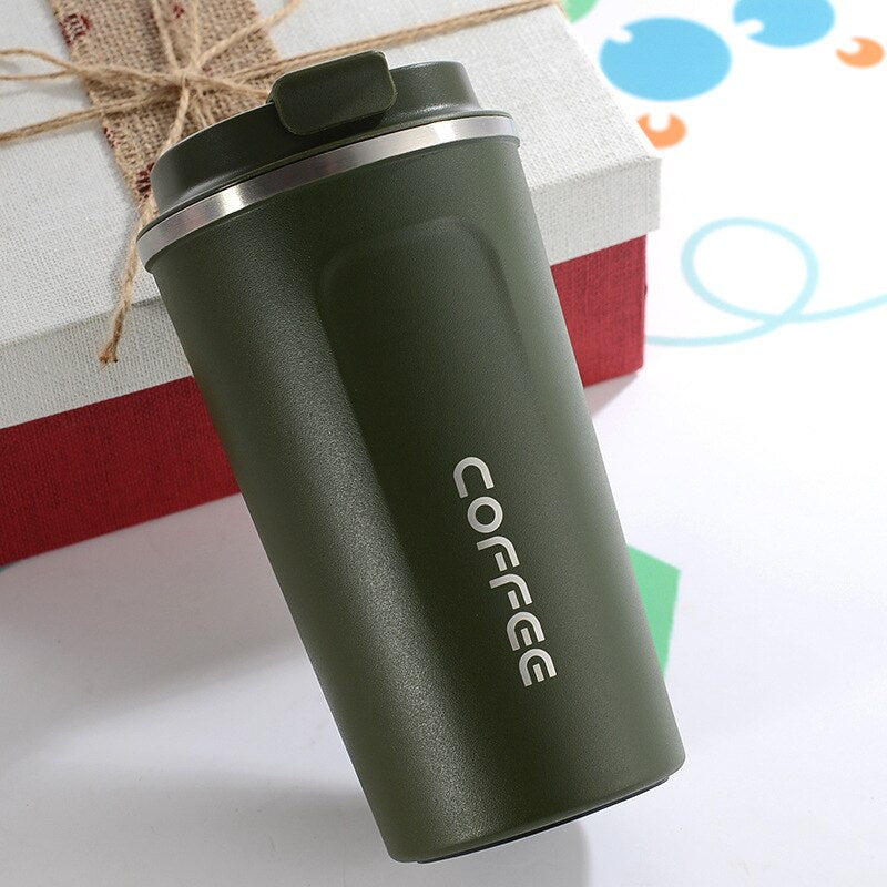 Double Stainless Steel Coffee Mug