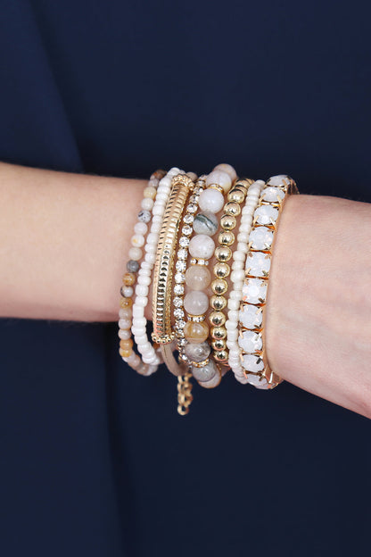 Stackable Beads Bracelet Set