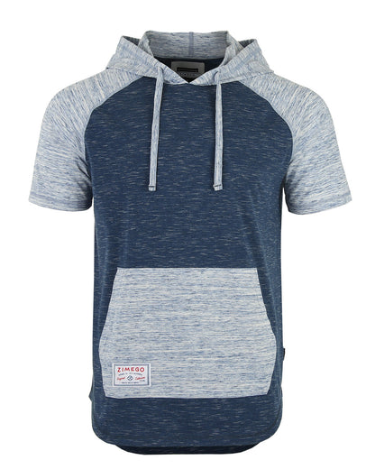 short sleeve raglan hoodie