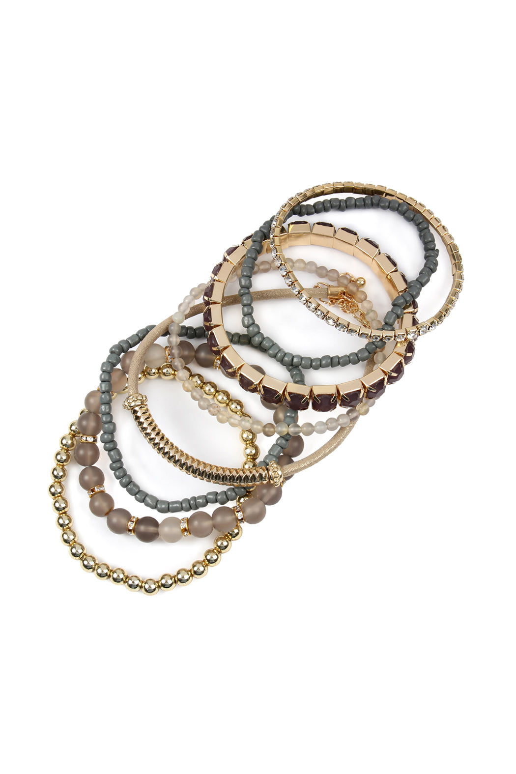 Stackable Beads Bracelet Set