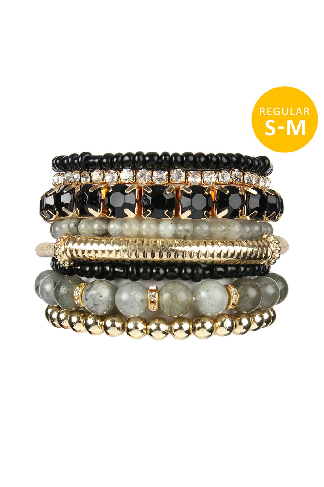 Stackable Beads Bracelet Set