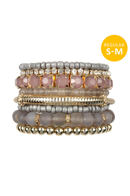 Stackable Beads Bracelet Set