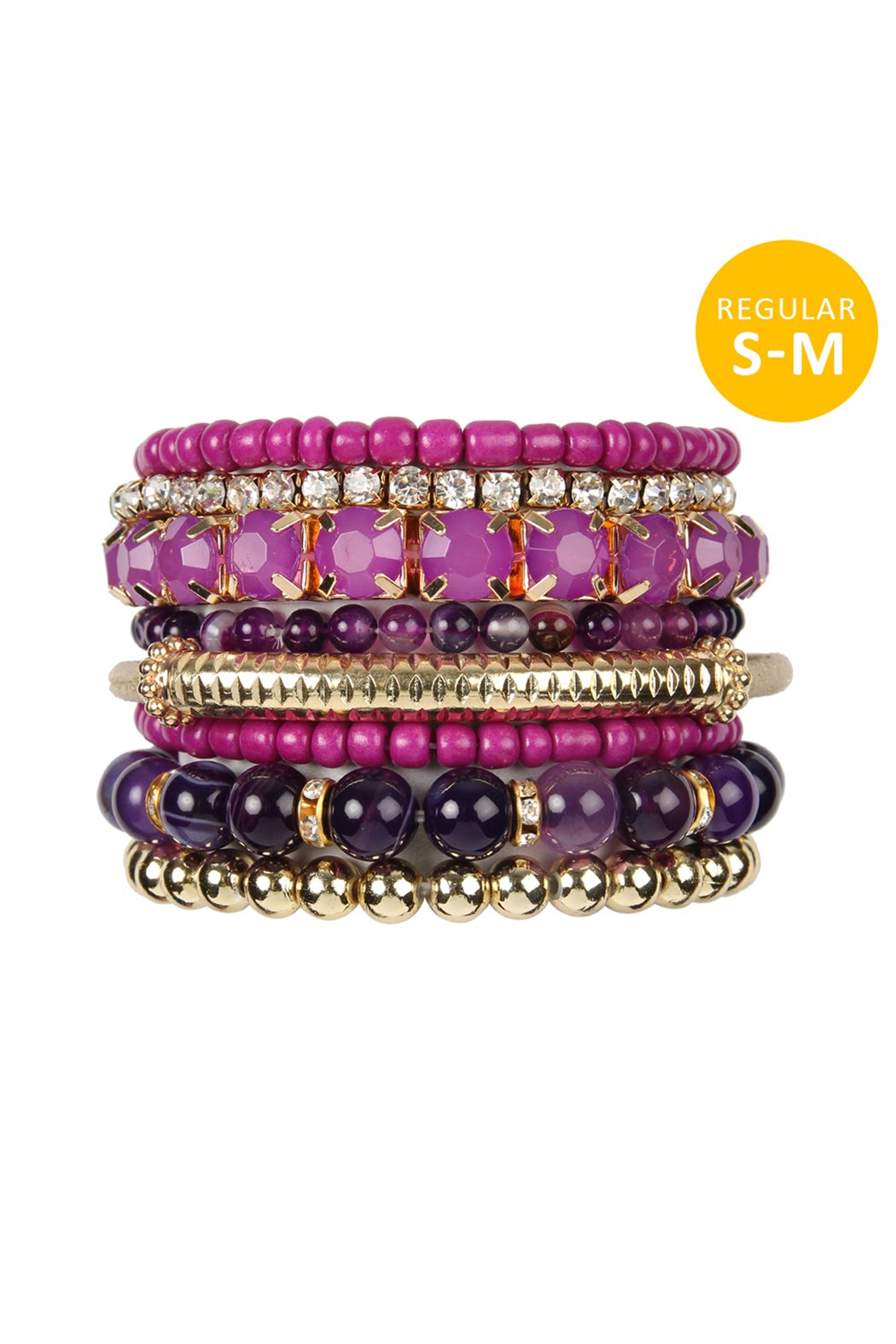 Stackable Beads Bracelet Set