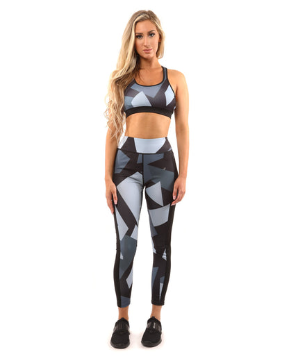 Bondi Sports Bra - Black/Grey